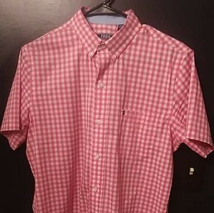Izod "non-iron stretch" button down